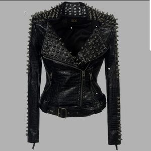 Studded Leather Jacket